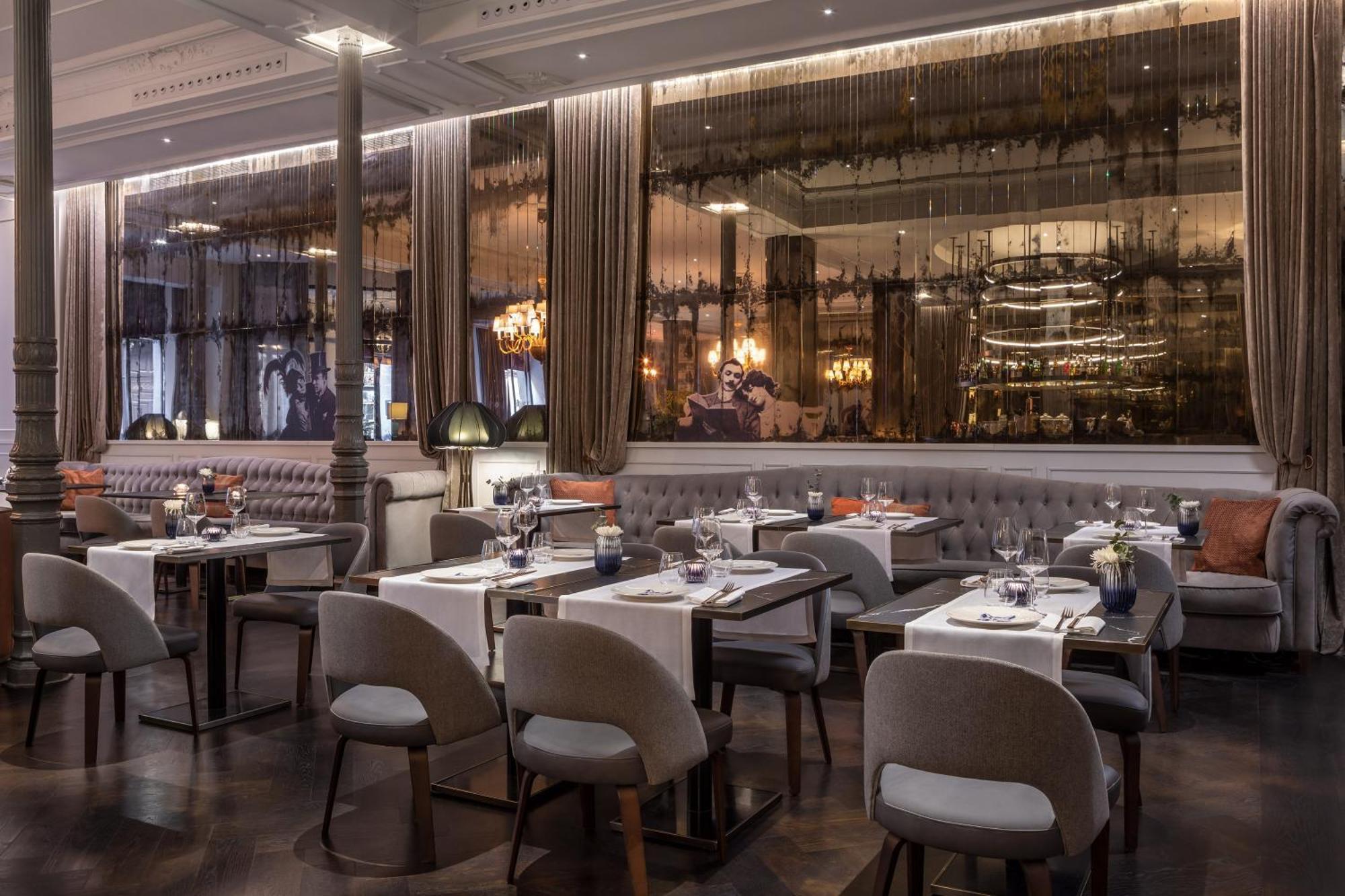 Gran Hotel Ingles - The Leading Hotels Of The World Madrid Luaran gambar The interior of the restaurant
