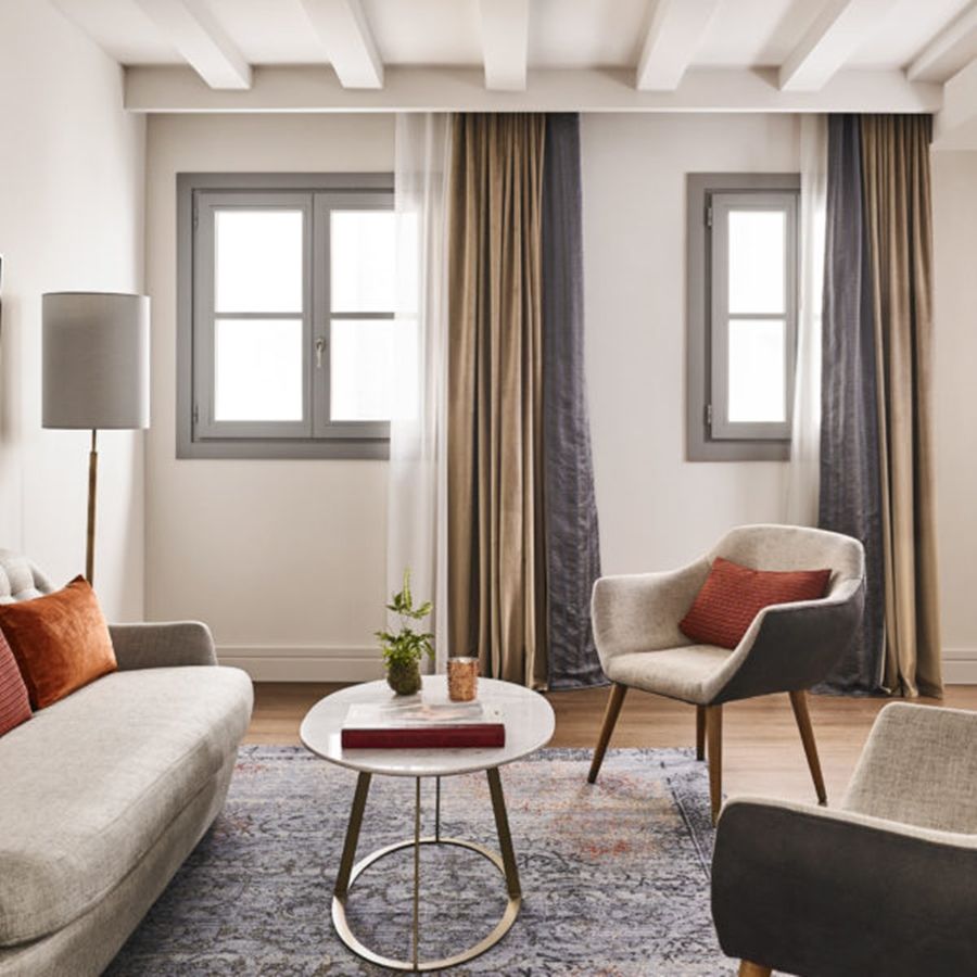 Gran Hotel Ingles - The Leading Hotels Of The World Madrid Luaran gambar A living room